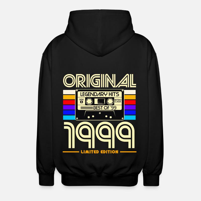 Original 1999 édition limitée - Veste à capuche unisexe - noir
