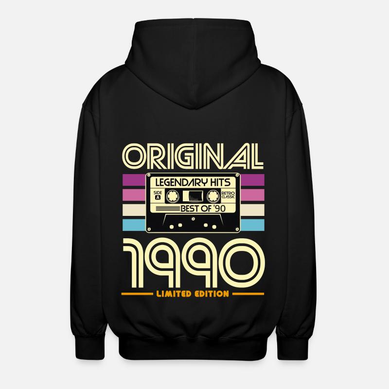 Original Hits 90s Cassette - Veste à capuche unisexe - noir