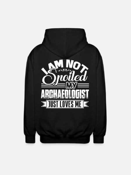 Mon archéologue m'aime - Veste à capuche unisexe - noir