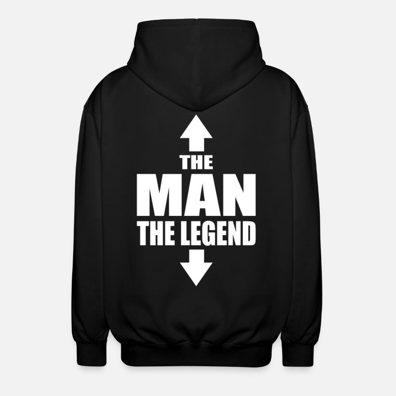 L’Homme La Légende Macho Casanova - Veste à capuche unisexe - noir