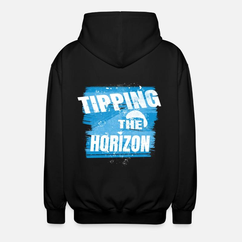 Faire basculer l’horizon - Veste à capuche unisexe - noir