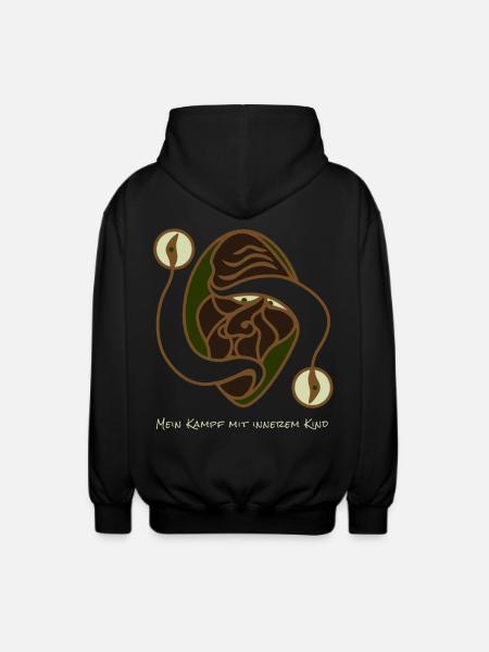 Kampf Mit Innerem Kind - Unisex Kapuzenjacke - Schwarz