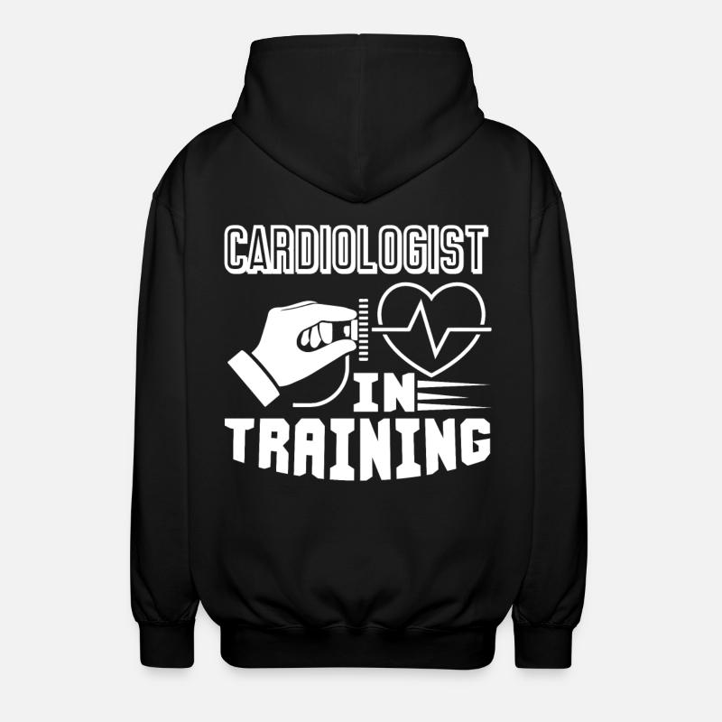 Cardiologist Cardiologist In Training - Unisex Hooded Jacket - black