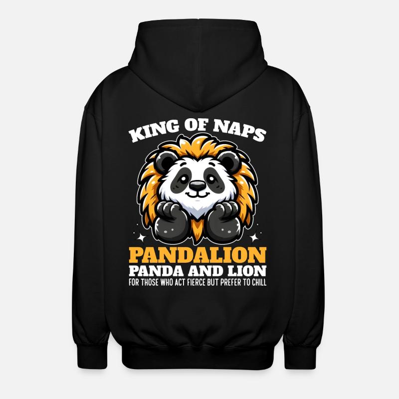 KÖNIG DER NICKERCHEN - PANDALION - Unisex Kapuzenjacke - Schwarz