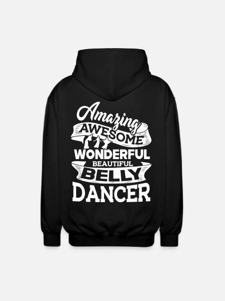 Belly Dance Amazing Belly Dancer - Unisex Hooded Jacket - black