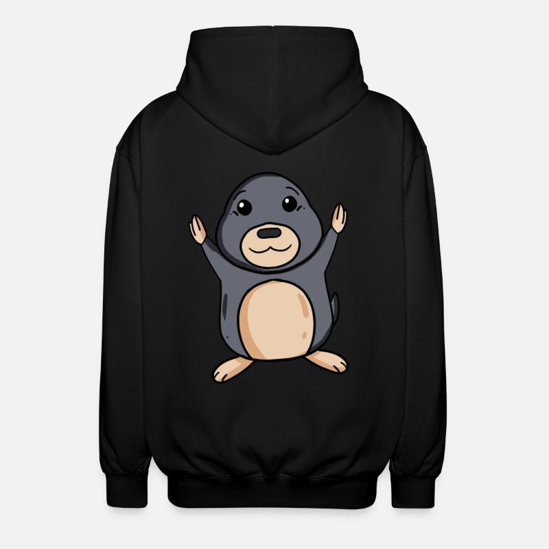 Mole - Unisex Hooded Jacket - black