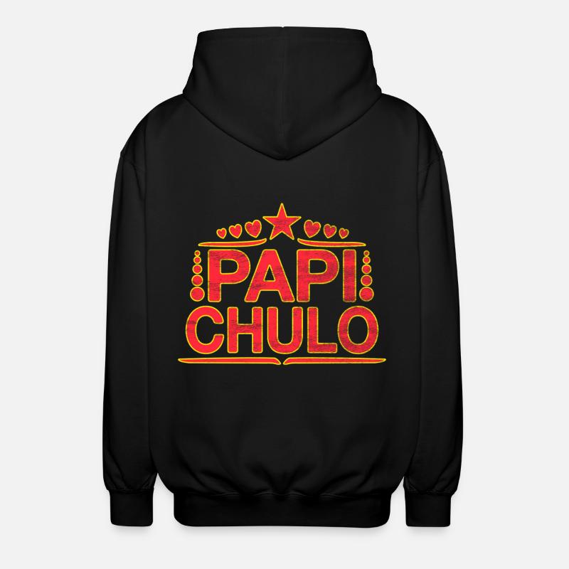 Papi Chulo - Latino Style Design - Unisex Kapuzenjacke - Schwarz