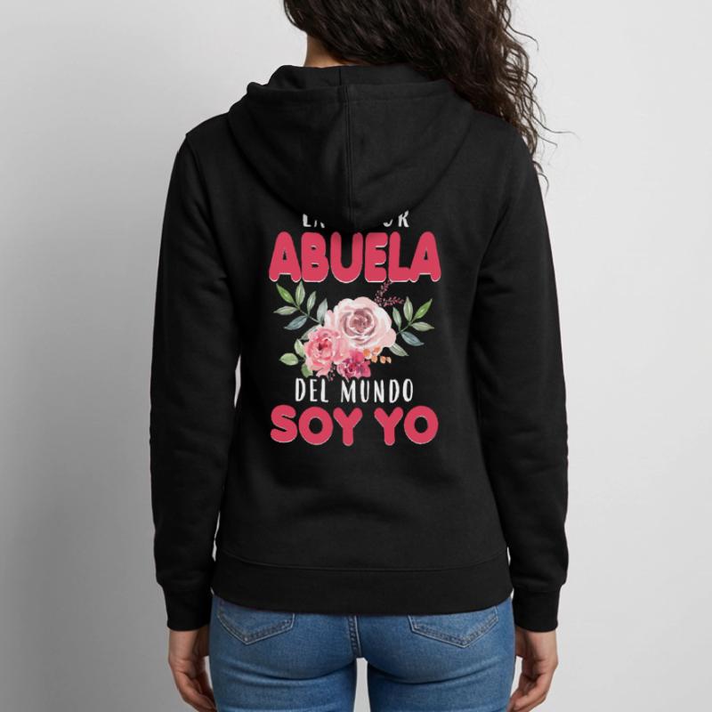 Die beste Großmutter der Welt bin ich Unisex Kapuzenjacke