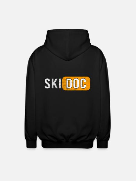 Ski Doc Wintersport - Unisex Kapuzenjacke - Schwarz