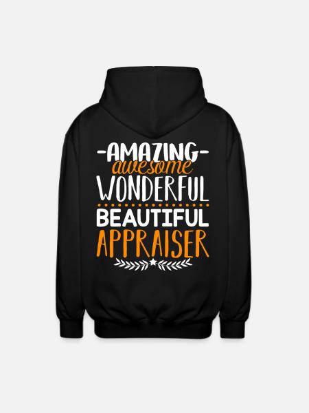 Appraiser Amazing Appraiser - Unisex Hooded Jacket - black