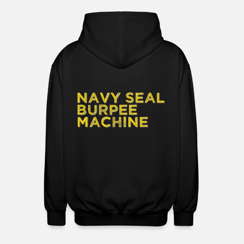 Navy Seal Burpee Machine - Veste à capuche unisexe - noir