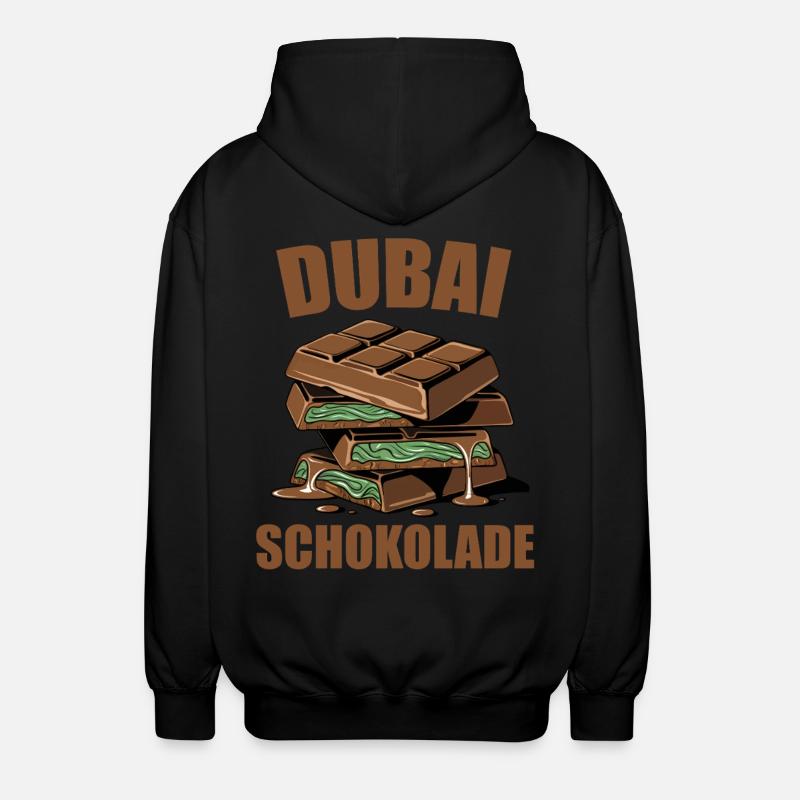 Dubaï Dab my Chocolate - Veste à capuche unisexe - noir