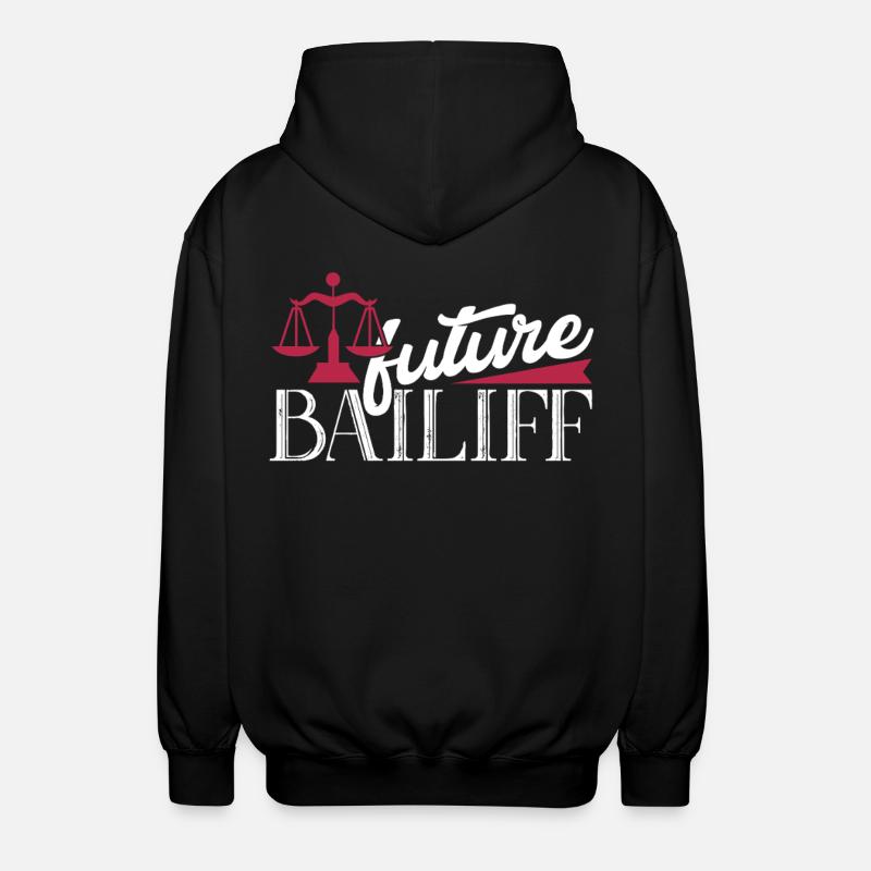 Bailiff Future Bailiff - Unisex Hooded Jacket - black