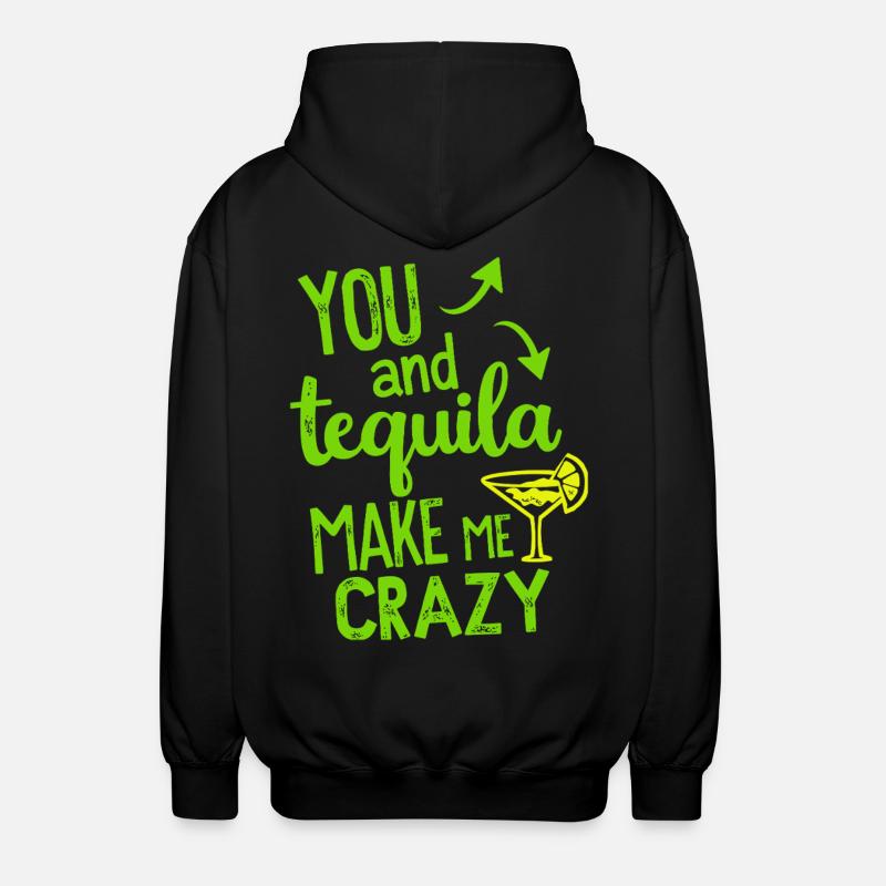 Tequila Party Dire Citation - Veste à capuche unisexe - noir