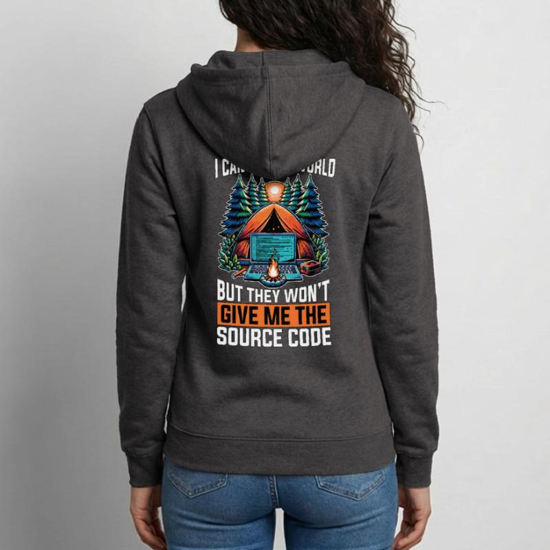 Coder I Can Fix The World Web Developer Coders Unisex Kapuzenjacke