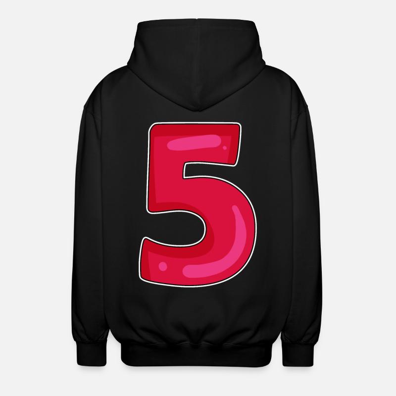 5 - Unisex Kapuzenjacke - Schwarz