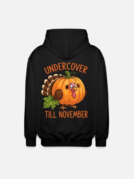 Undercover Turkey - Unisex Hooded Jacket - black