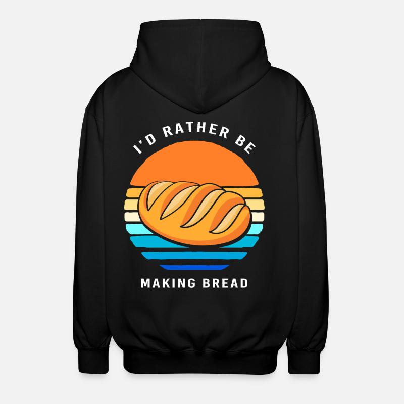 Baker Baker Baking - Unisex Hooded Jacket - black