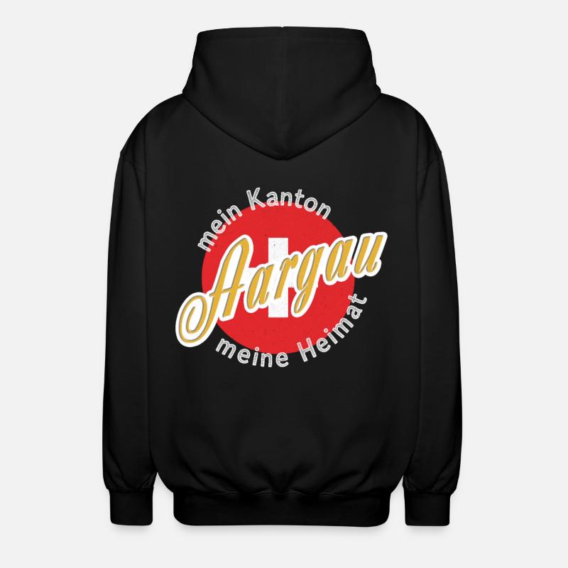 My Home Aargau Gift - Unisex Hooded Jacket - black