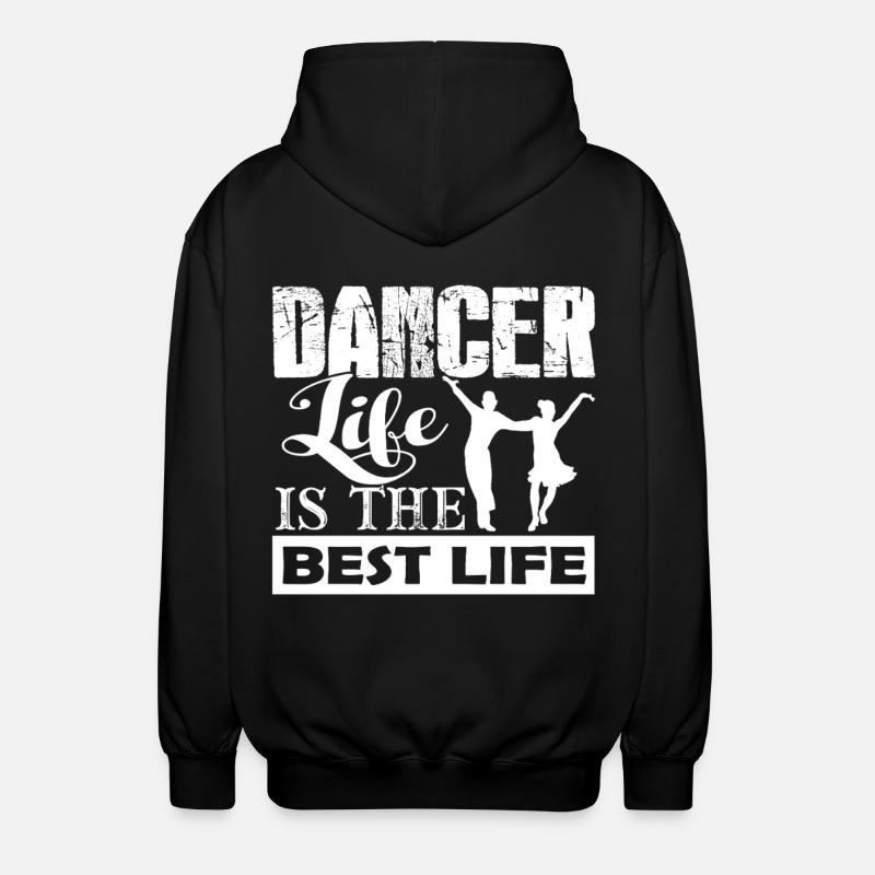 Dancer Dancer Life - Unisex Hooded Jacket - black