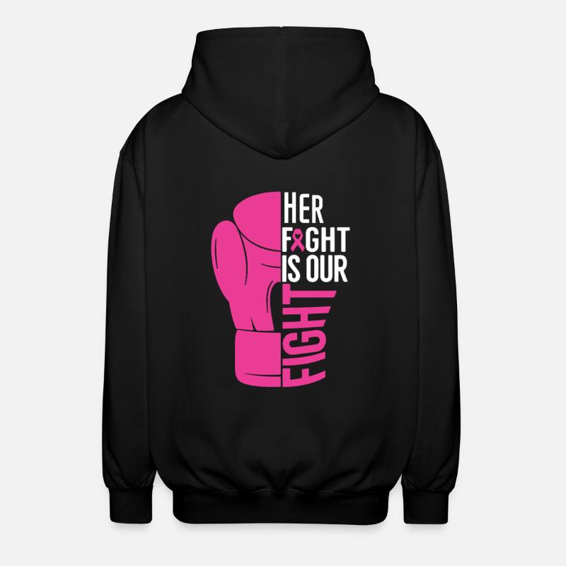 Ihr Kampf ist unser Kampf - Unisex Kapuzenjacke - Schwarz