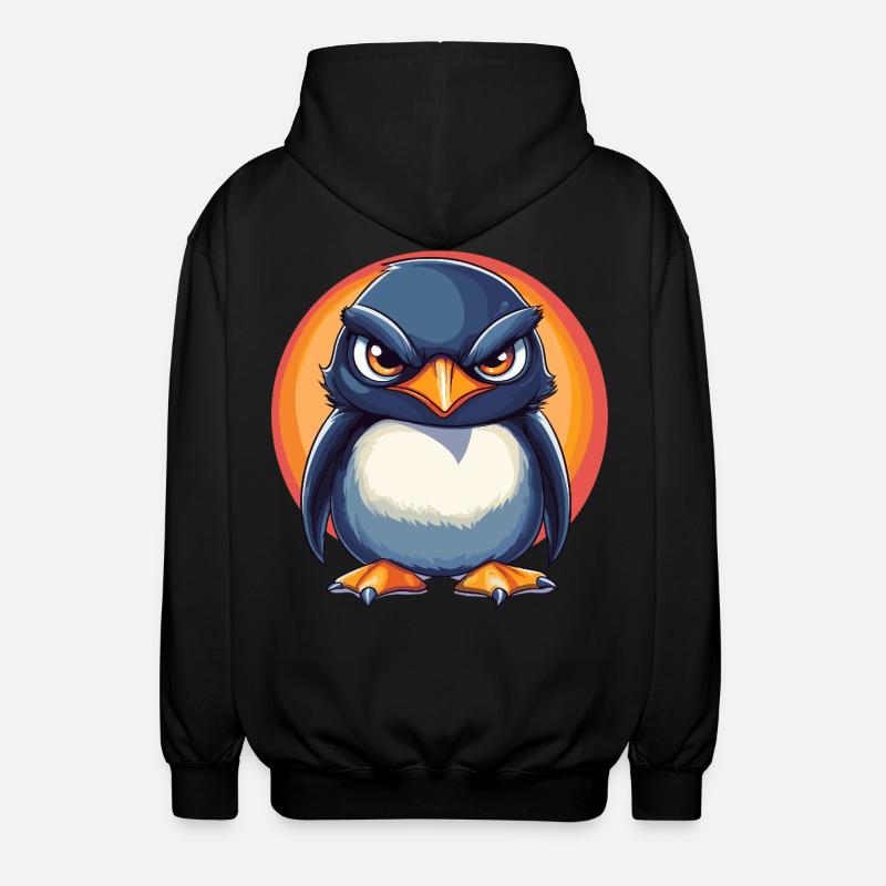 Pingouin - Veste à capuche unisexe - noir