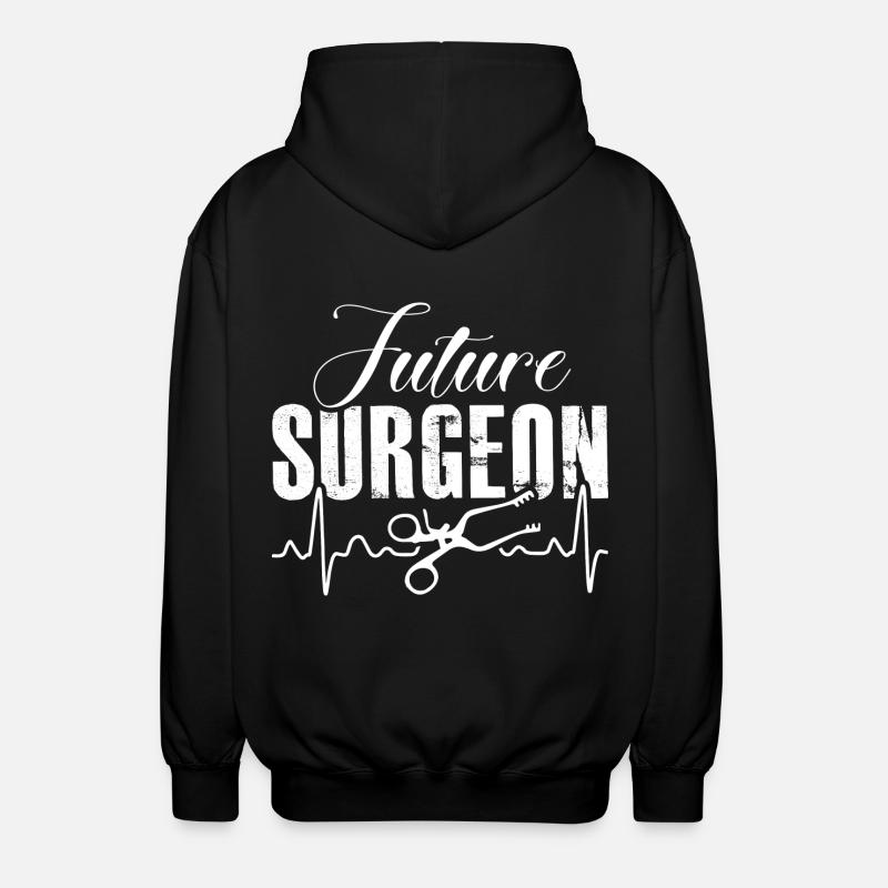 Surgeon Future Surgeon - Unisex Hooded Jacket - black