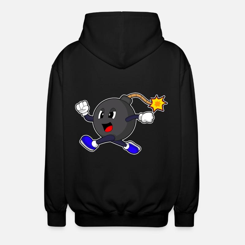 Bombshell Jogger Jogging - Unisex Hooded Jacket - black