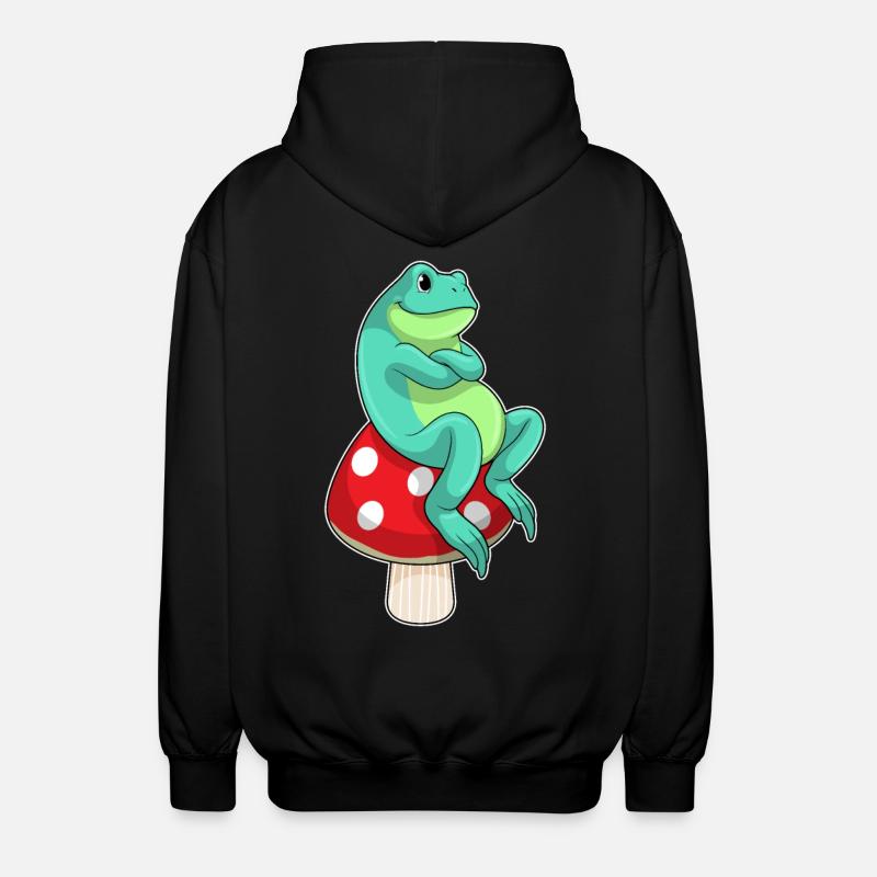 Grenouille au champignon - Veste à capuche unisexe - noir
