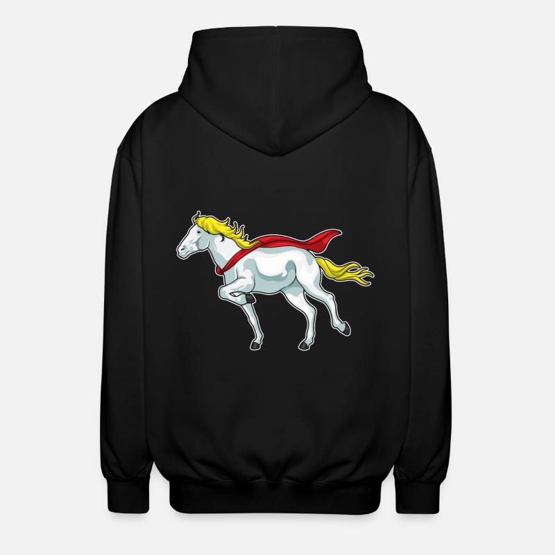 Cap de cheval - Veste à capuche unisexe - noir