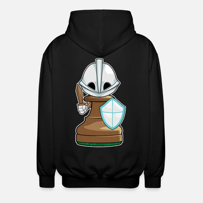 Pion Pion Échecs - Veste à capuche unisexe - noir
