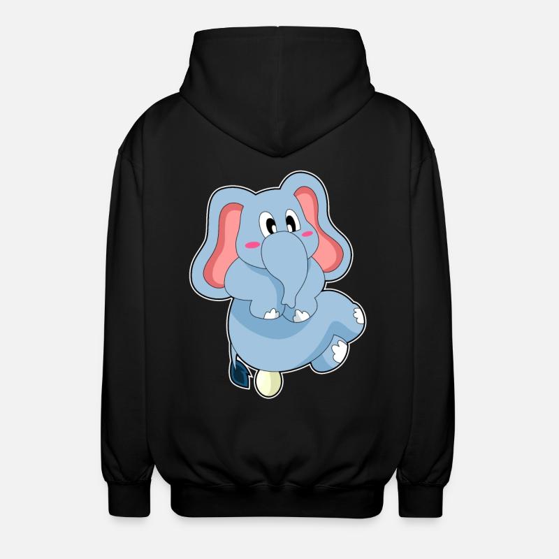 Oeuf d’éléphant - Veste à capuche unisexe - noir
