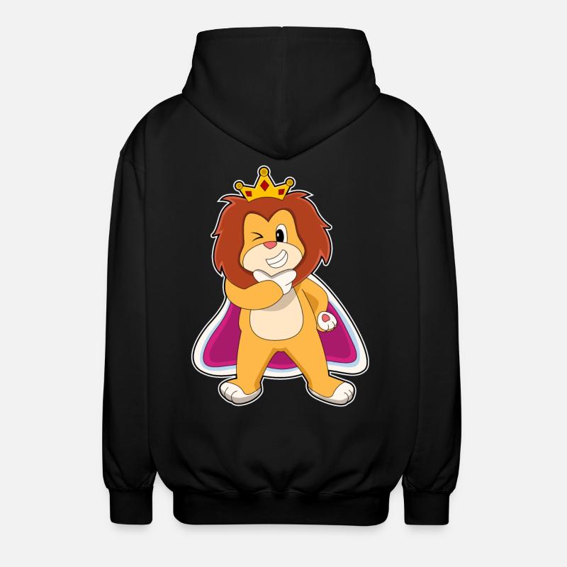 Couronne du Roi Lion - Veste à capuche unisexe - noir