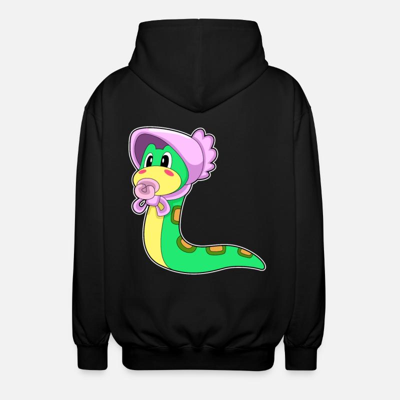 Sucette Serpent Bébé - Veste à capuche unisexe - noir