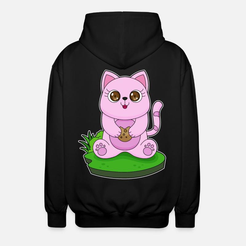 Cookie chat - Veste à capuche unisexe - noir