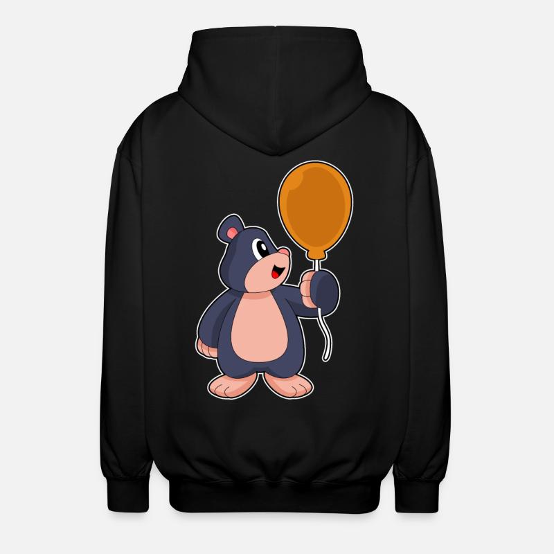 Mole Balloon - Unisex Hooded Jacket - black