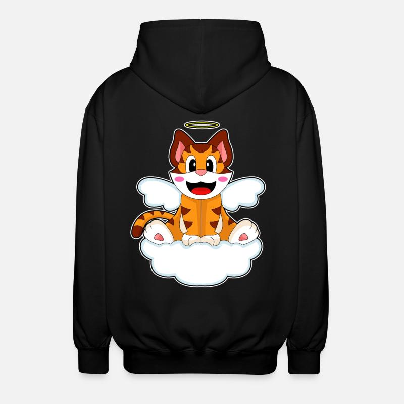 Ailes d’ange tigre - Veste à capuche unisexe - noir