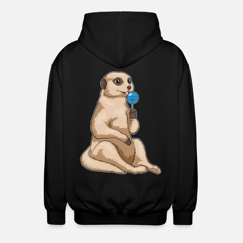 Suces suricates - Veste à capuche unisexe - noir