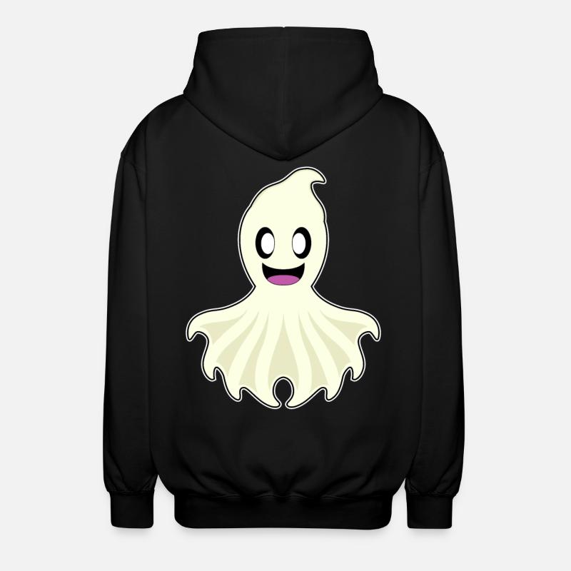 Octopus Ghost - Unisex Hooded Jacket - black