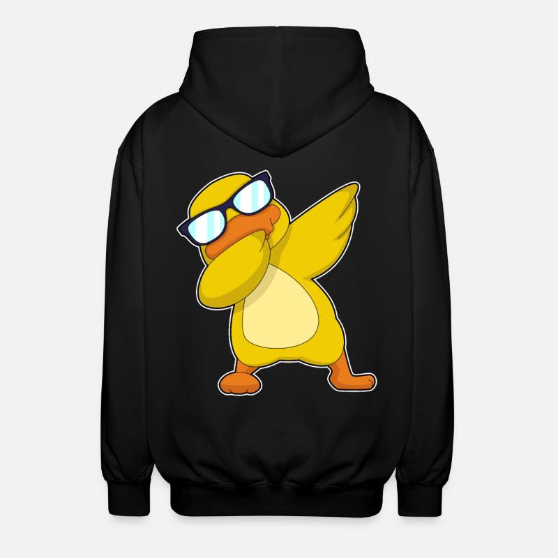 Duck Hip Hop Dance - Unisex Hooded Jacket - black