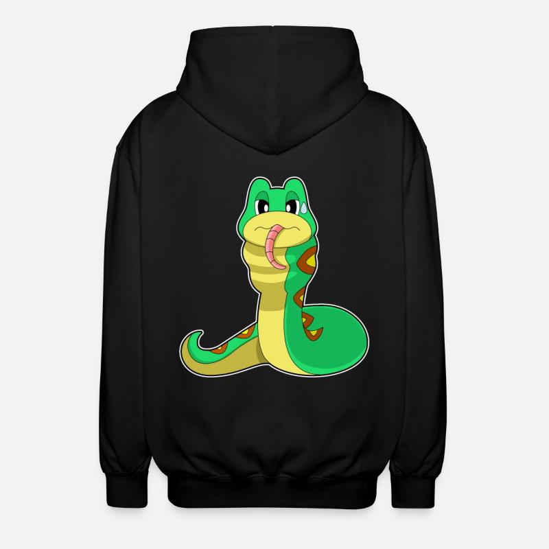 Snake Food - Unisex Hooded Jacket - black