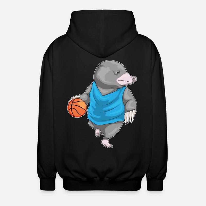 Taupe Basketteur Basketteur - Veste à capuche unisexe - noir