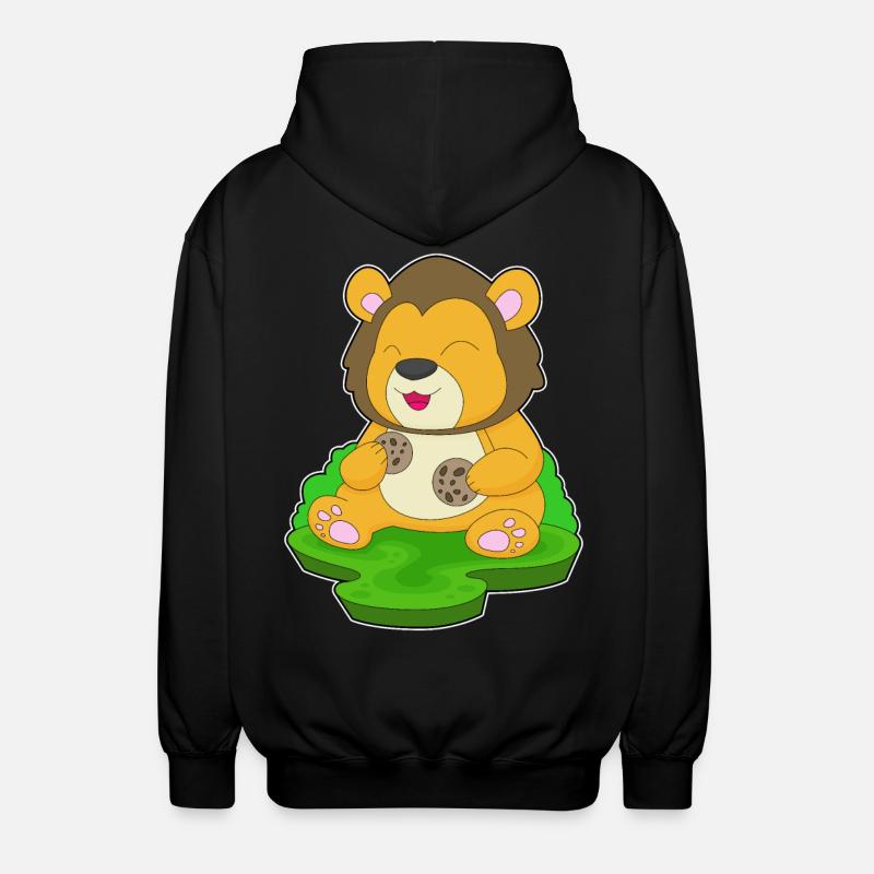 Biscuits Lion - Veste à capuche unisexe - noir