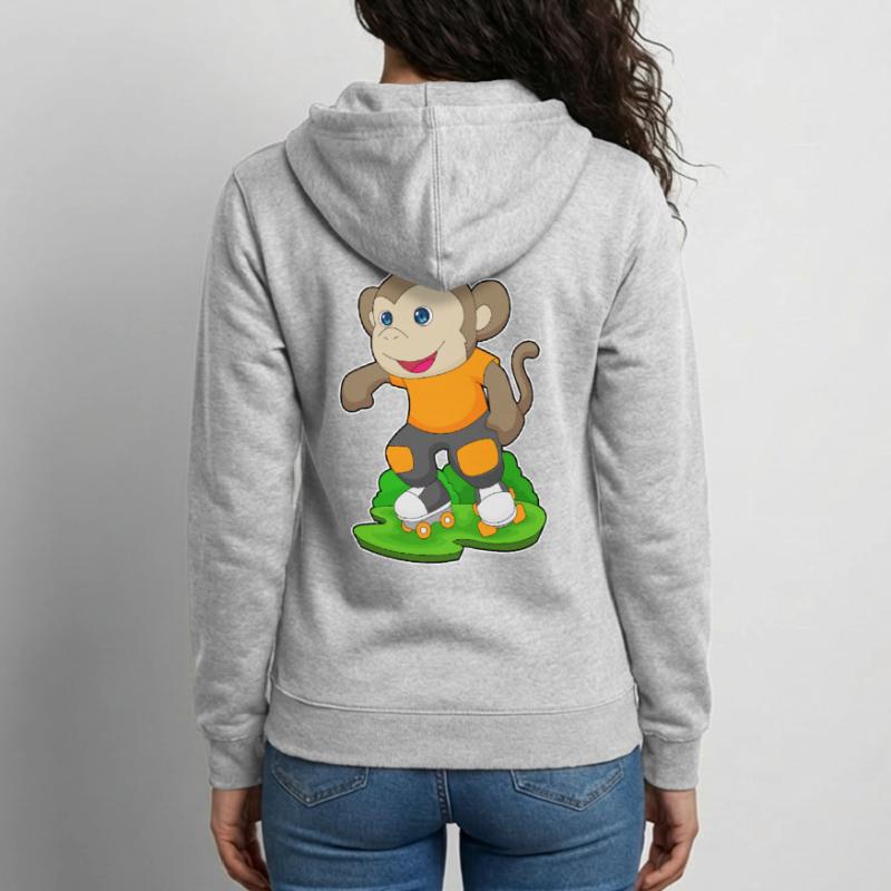 Monkey Rollers Rollers Rollers Veste à capuche unisexe