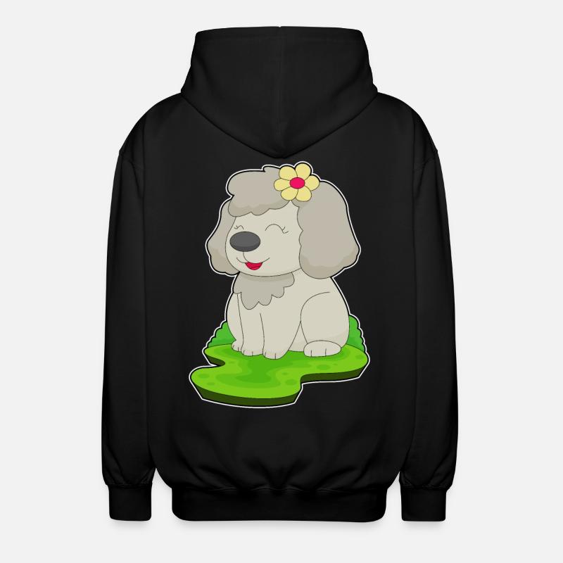 Fleur de chien - Veste à capuche unisexe - noir