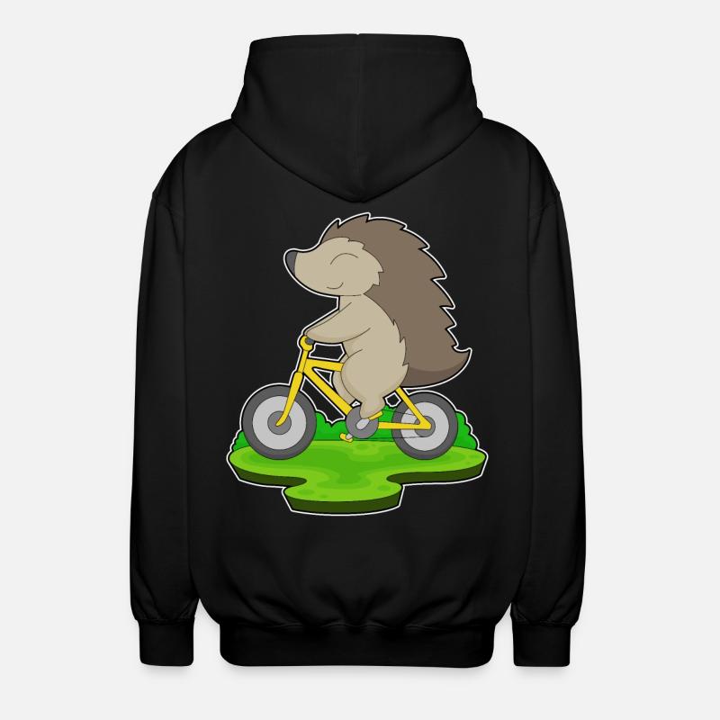 Vélo hérisson - Veste à capuche unisexe - noir