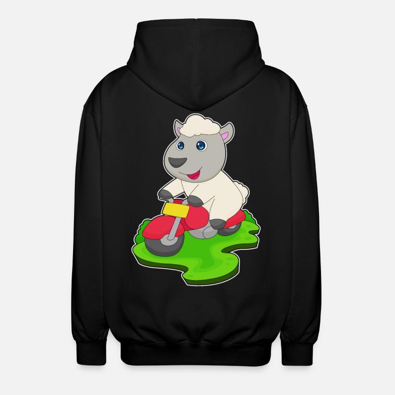 Sheep Scooter - Veste à capuche unisexe - noir