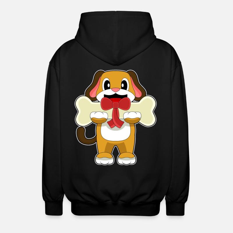 Os de chien - Veste à capuche unisexe - noir