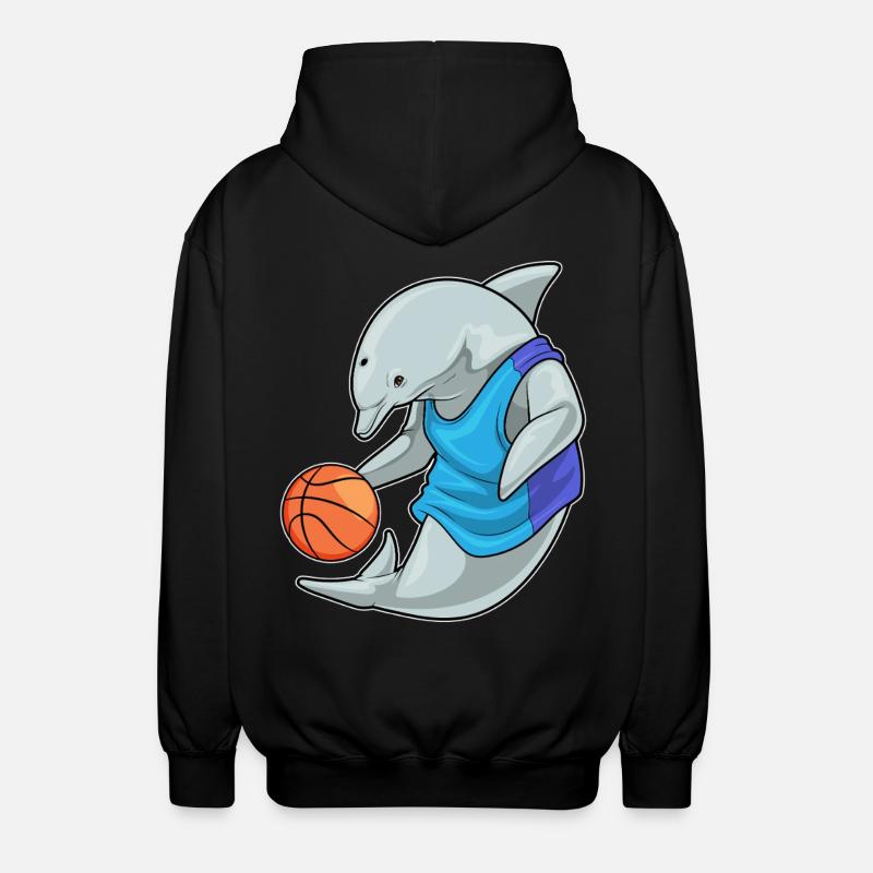 Dolphin Basketteur Basketteur - Veste à capuche unisexe - noir