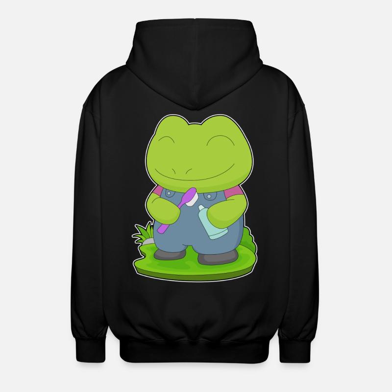 Brosse à dents Frog - Veste à capuche unisexe - noir